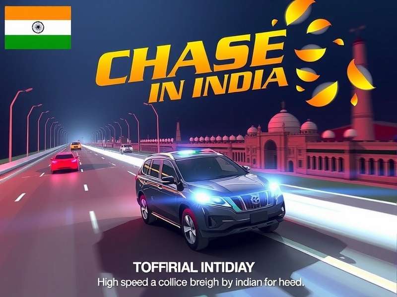 Chase In India Official Banner - High-Speed Police Chase Through Indian Cities